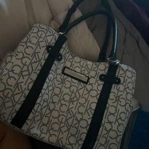 Calvin Klein white purse